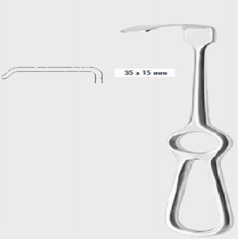Ретрактор КОХЕР ЛАНГЕНБЕК (KOCHER LANGENBECK), 35х15 мм (mm)